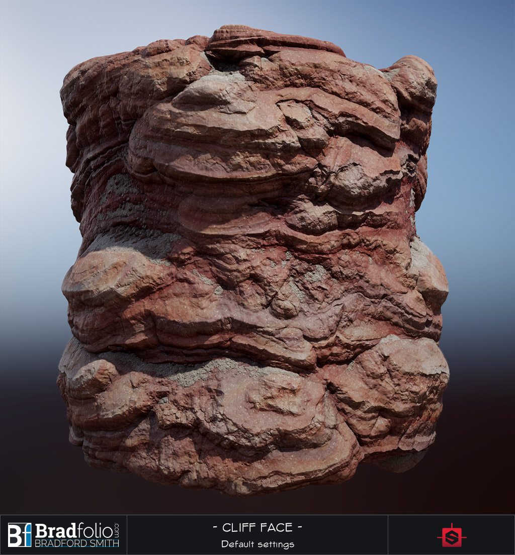 Substance: Red Cliff Face