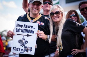 New Orleans Saints at Tampa Bay Buccaneers Fans