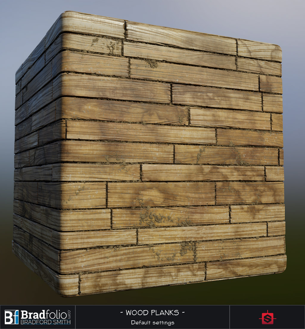 Polycount Weekly Substance Challenge #3 | Wood Planks
