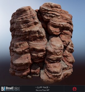 Substance: Red Cliff Face WIP
