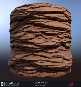 Substance: Red Cliff Face Early WIP
