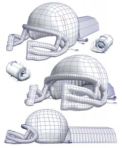 Inflatable Helmet Model