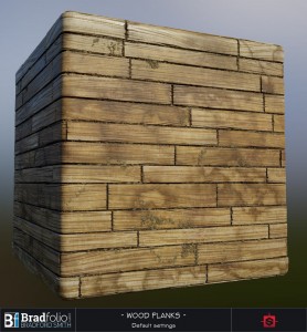 Polycount Weekly Substance Challenge #3 | Wood Planks | Default Settings